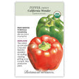 Botanical Interests California Wonder Sweet Pepper Seeds