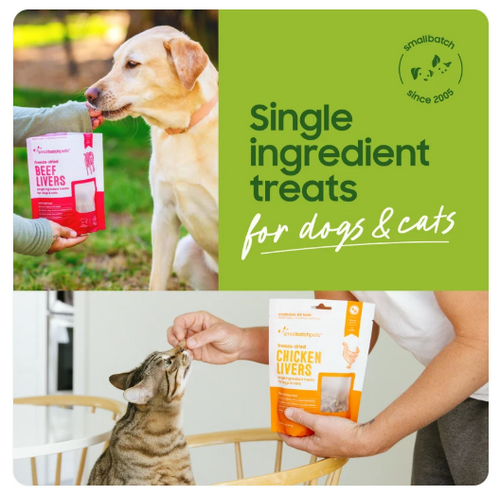 SmallBatch Freeze-Dried Goat Liver Treats for Dog & Cat