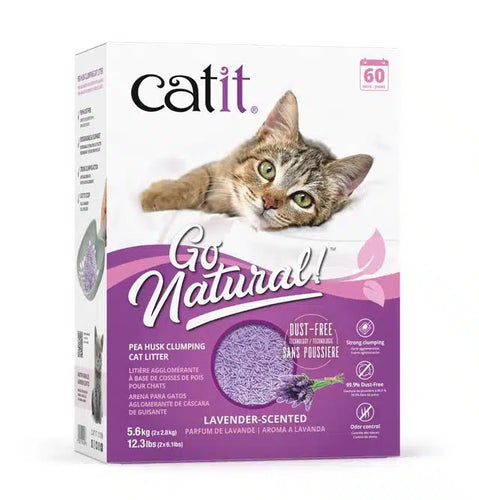Catit Go Natural  Scented Pea Husk Clumping Cat Litter