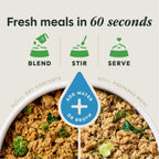 Instinct Meal Blends Chicken & SuperGreens Blend Freeze-Dried Raw Meals for Adult Dogs