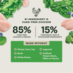 Instinct Meal Blends Chicken & SuperGreens Blend Freeze-Dried Raw Meals for Adult Dogs