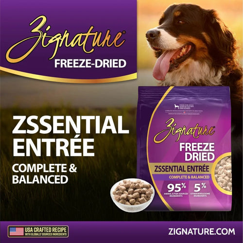 Zignature Original Freeze Dried Zssential Entrée for Dogs