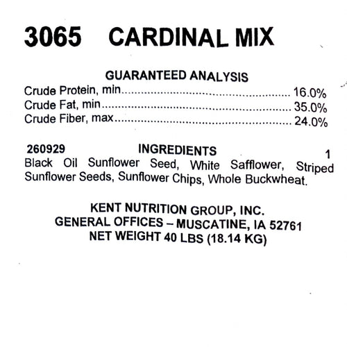 Blue Seal Cardinal Mix Wild Bird Seed