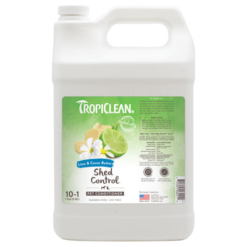 TropiClean Lime & Cocoa Butter Shed Control Conditioner for Pets