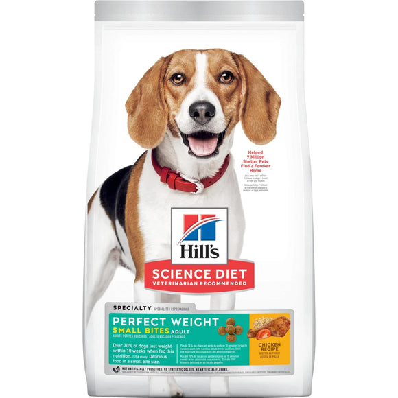 Hill's Science Diet Adult Perfect Weight Small Bites Dog Food (4 lb)
