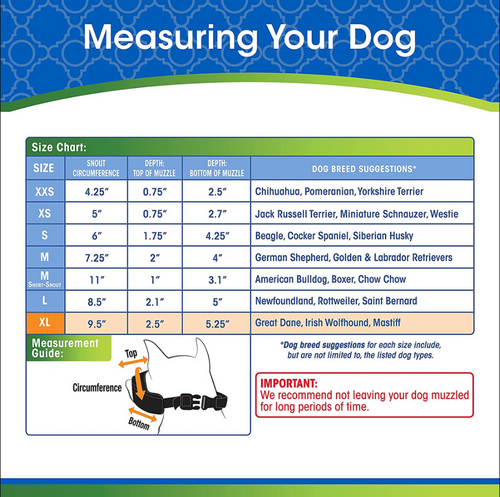 Four Paws® Quick-Fit® Muzzle For Dogs (3-Medium)