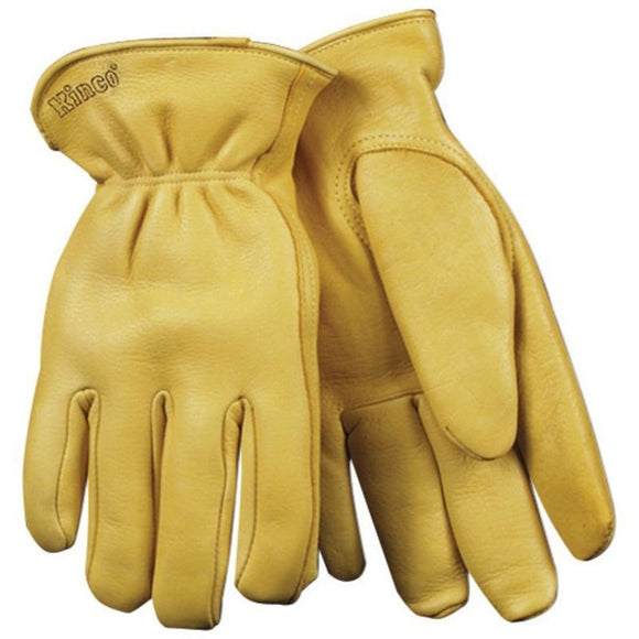 Kinco Lined Grain Deerskin Glove (Tan Large)