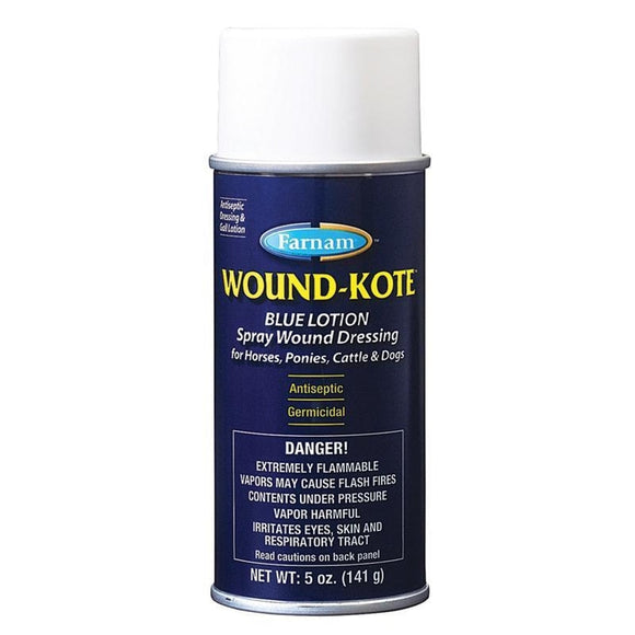 Farnam Wound-Kote Blue Lotion Spray Wound Dressing