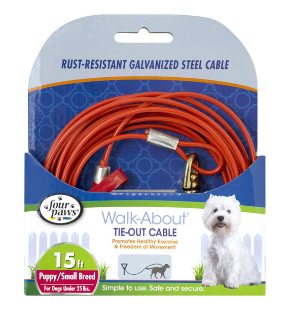 Four Paws® Walk-About® Puppy Tie-Out Cable