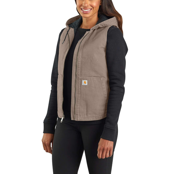 Carhartt Washed Duck Insulated Mock Neck Vest
