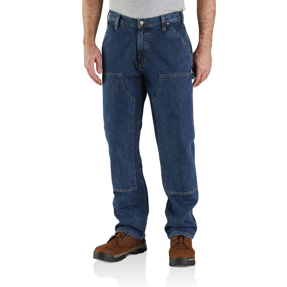 Carhartt Loose Fit Double-Front Utility Logger Jean in Canal