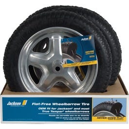 Flat-Free Wheelbarrow Tire, 16-In.