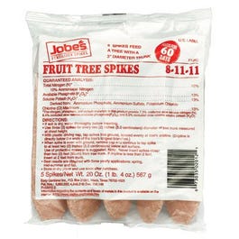 Fruit Tree Fertilizer Spikes, 8-11-11, 5-Pk.