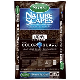 Nature Scapes Color-Enhanced Mulch, Black, 2-Cu. Ft.