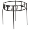 Plant Stand, Contemporary Black Steel, 10.5 x 10.5-In.