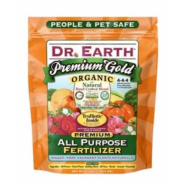 Premium Gold All-Purpose Organic Fertilizer, 4-4-4, 4-Lb. Bag