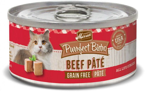 Merrick Purrfect Bistro Beef Pate Grain Free Canned Cat Food