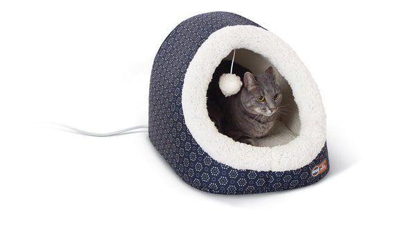 K&H Pet Products Thermo-Pet Cave (Small Navy Heated)