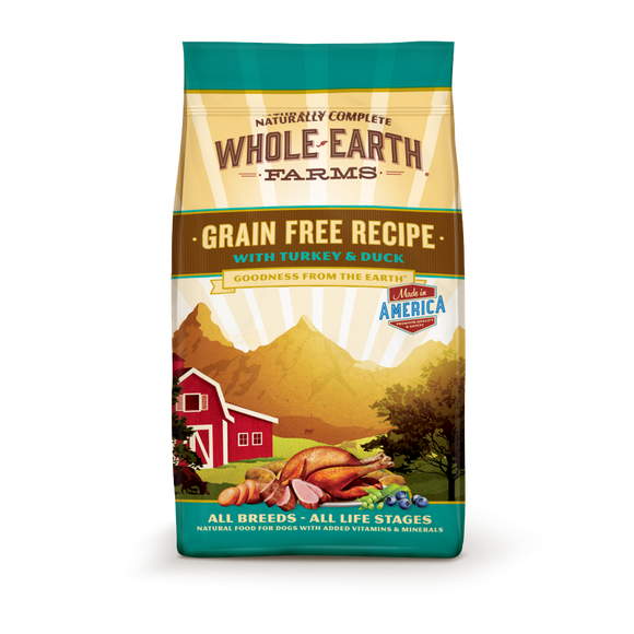 Whole Earth Farms Grain Free Recipe with Turkey and Duck Dry Dog Food