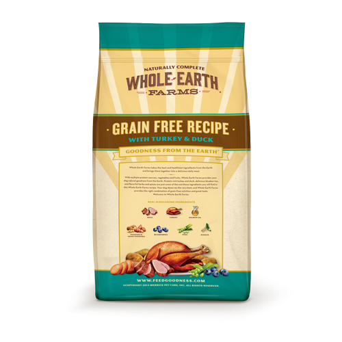 Whole Earth Farms Grain Free Recipe with Turkey and Duck Dry Dog Food