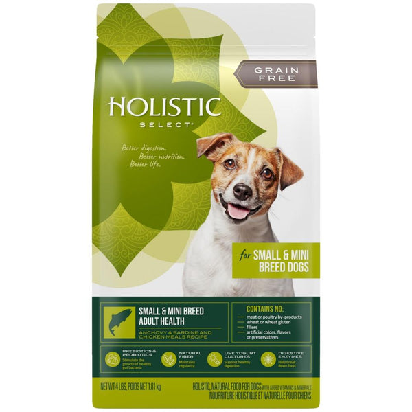 Holistic select grain free salmon anchovy and sardine dog food orders