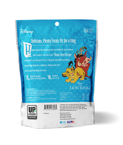 Phelps Pet Disney Table Scraps Premium Dog Treats: Roast Beef Recipe