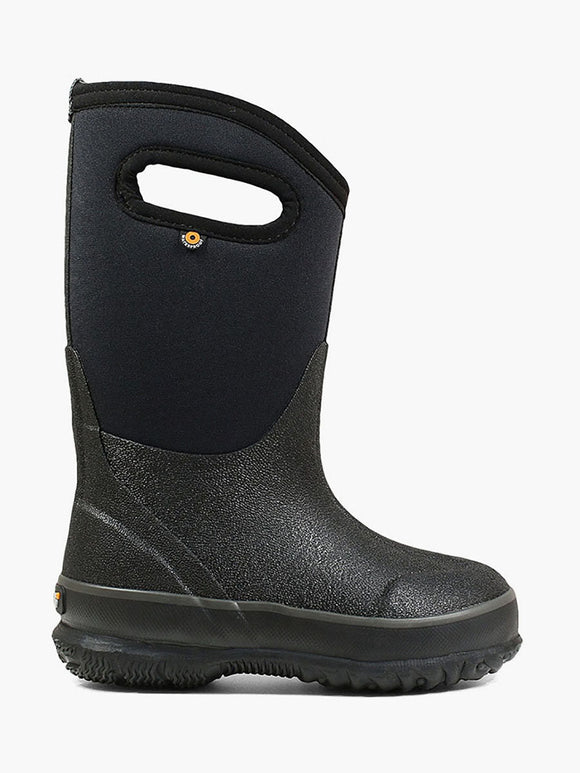 BOGS Kids' Black Classic Handles Winter Boots