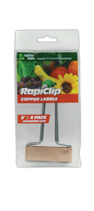 Luster Leaf 4 Copper Plant Labels, 6"