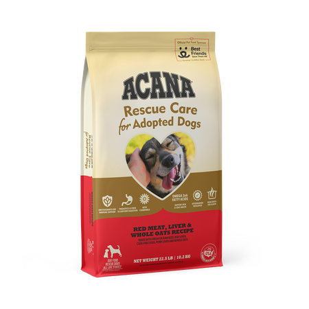 ACANA Rescue Care for Adopted Dogs Red Meat, Liver & Whole Oats Recipe Dry Dog Food