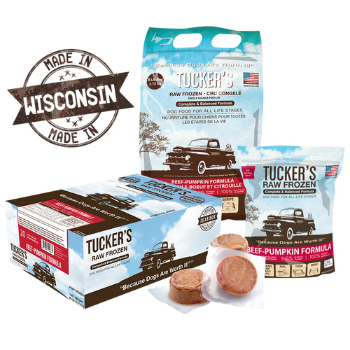 Tucker's Raw Frozen Beef & Pumpkin Dog Food