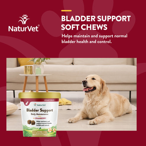 NaturVet Bladder Support Soft Chews (60 Soft Chews)