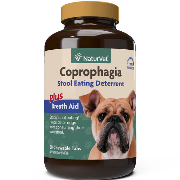 NaturVet Coprophagia Stool Eating Deterrent Chewable Tablets