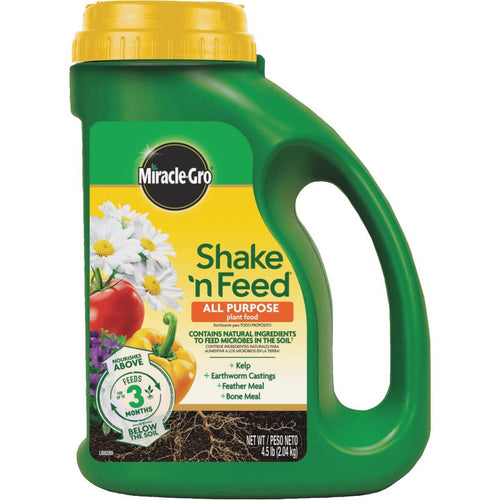 Miracle-Gro Shake N' Feed 4.5 Lb. 12-4-8 All-Purpose Dry Plant Food