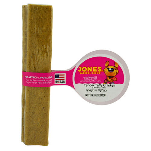 Jones Natural Chews Tender Taffy Soft Chicken Blend