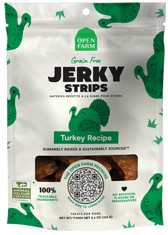 Open Farm Grain-Free Turkey Jerky Strips