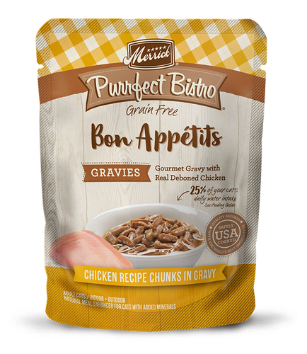 Purrfect Bistro Bon Appétits Chicken Recipe Chunks in Gravy