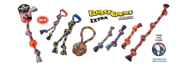 Mammoth® Flossy Chews® Extra™ Braided Toys