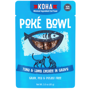 Koha Poké Bowl Tuna & Lamb Entrée in Gravy for Cats