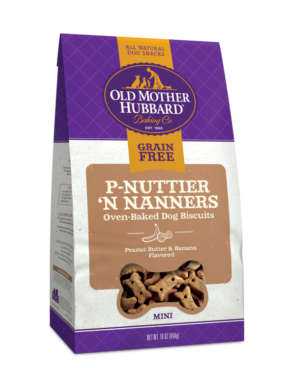 Old Mother Hubbard P-Nuttier 'N Nanners Mini Biscuits Dog Treats