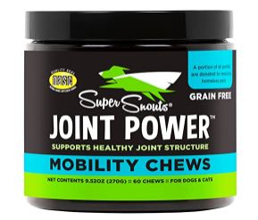 Super Snouts Joint Power Mobility Chews New Zealand Green Lipped Mussel (60 Chews)
