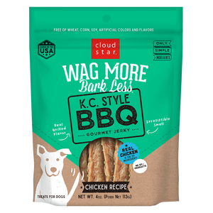 Cloud Star Wag More Bark Less K.C. Style BBQ Chicken Jerky