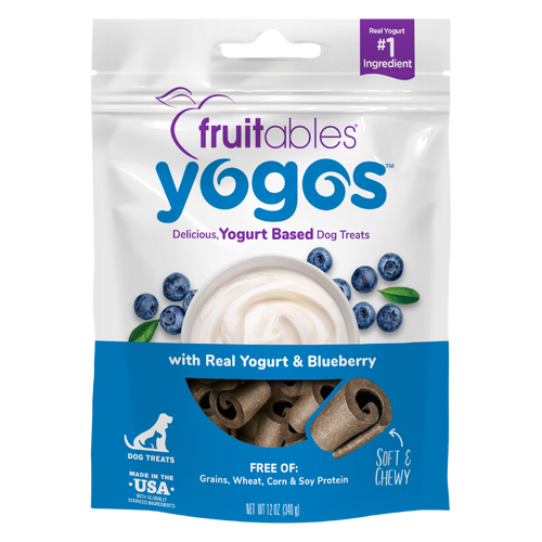 Fruitables Yogos Blueberry with Real Yogurt Dog Treats