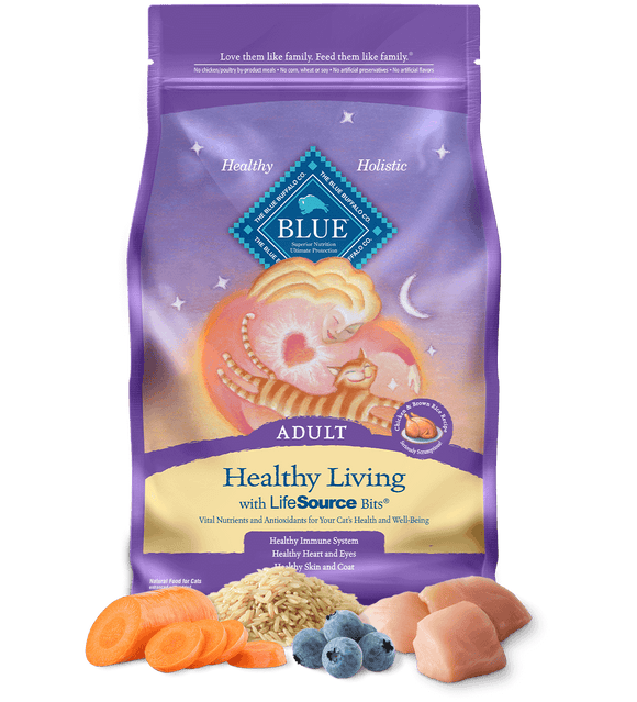 BLUE Healthy Living Adult Cats Chicken and Brown Rice Recipe Concord NH Hooksett NH Belmont NH Osborne s Farm Garden Centers LLC