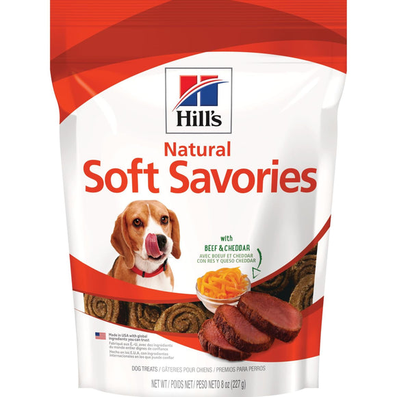 Hill's Natural Soft Savories Beef & Cheddar dog treats