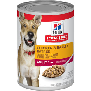 Hill's Science Diet Adult Chicken & Barley Entrée dog food