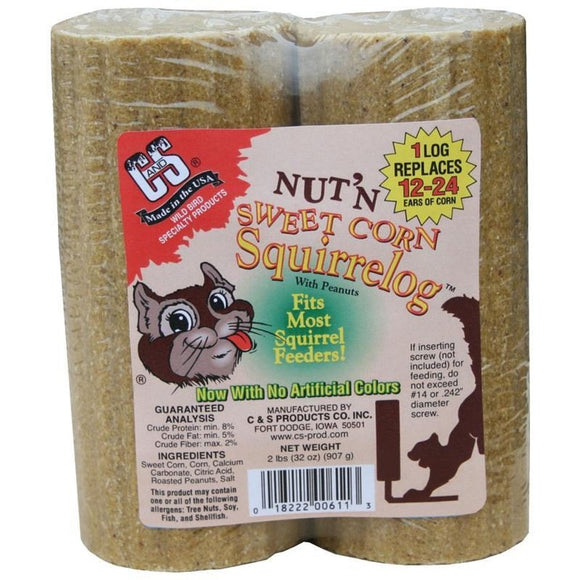 C&S Nut 'N Sweet Corn Squirrelog® Refill