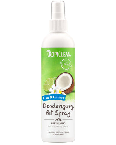 TropiClean Lime & Coconut Deodorizing Spray for Pets